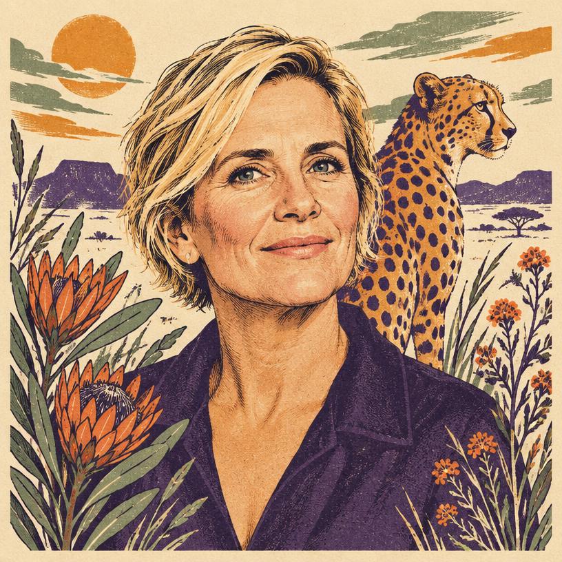 Illustrated portrait of Glennon Doyle