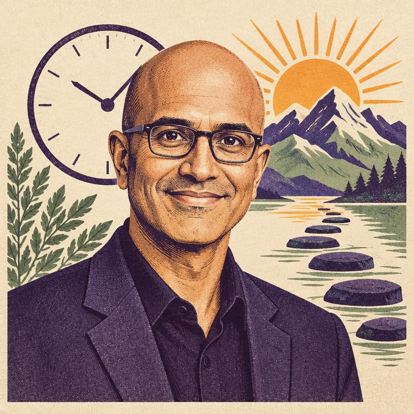 Illustrated portrait of Robin Sharma
