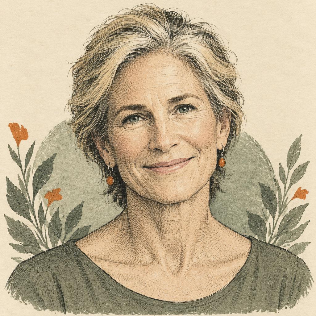 Illustrated portrait of Tara Brach